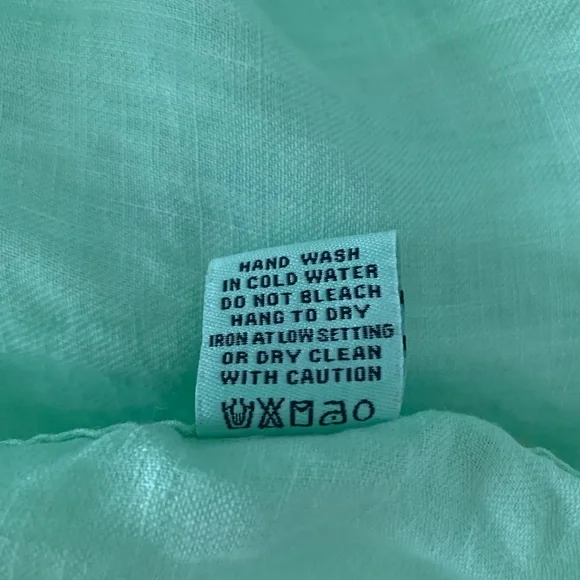 Martin Gordon Men's XL 100% Linen Button Down Long Sleeve Shirt - Picture 10 of 10